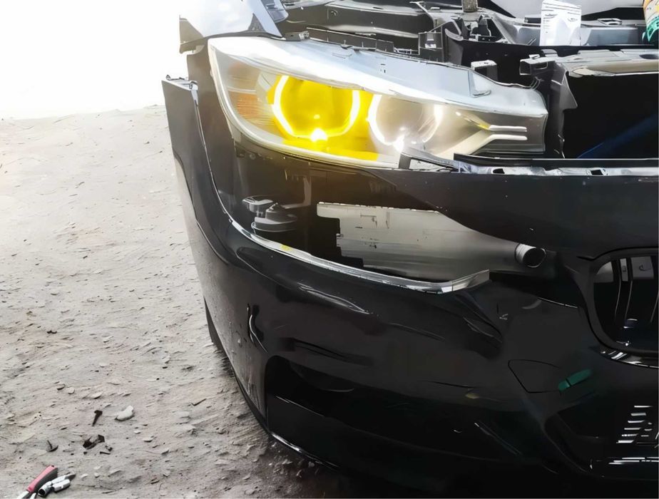 Гаранция! Жълти Висококачествени DRL Angel Eyes за BMW F30 F31 Pre-LCI