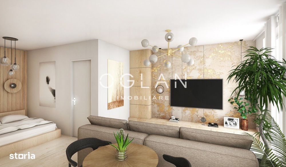 Garsoniera tip Studio finisata la cheie, bloc cu lift,  Calea Surii Mi