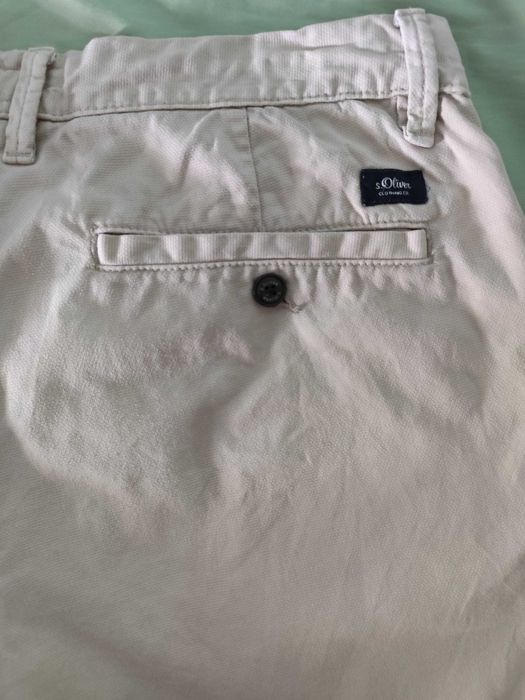 Pantaloni scurti Chino s'Oliver, bej, w32