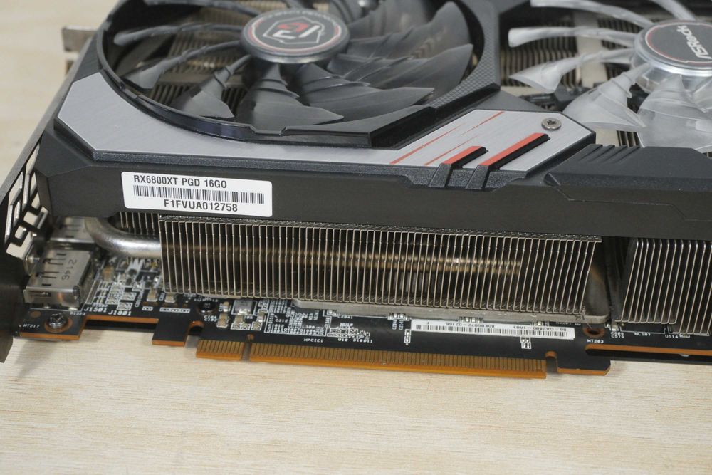 RX 6800 XT 16GB Asrock Phantom Gaming GPU AMD Radeon видеокарта/ вкл. ДДС