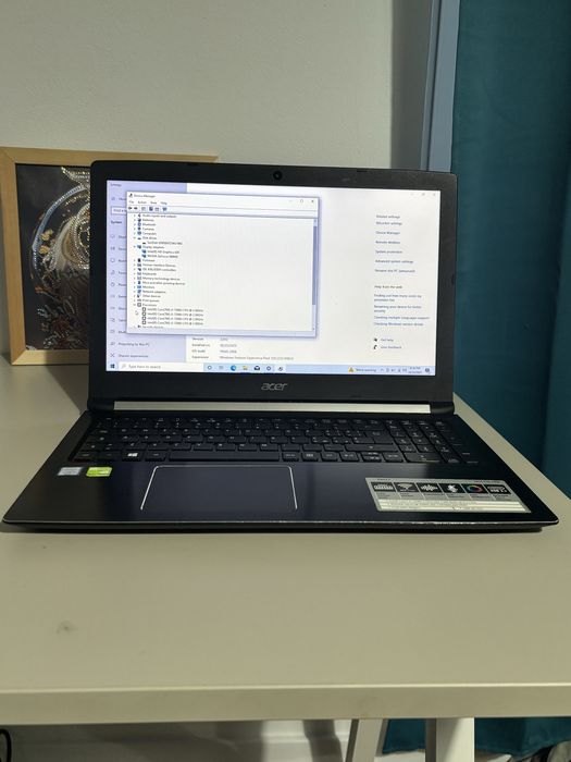 Acer Gaming• procesor i5-7h gen• Nvidia • SSD 256• bateria 3-4 ore