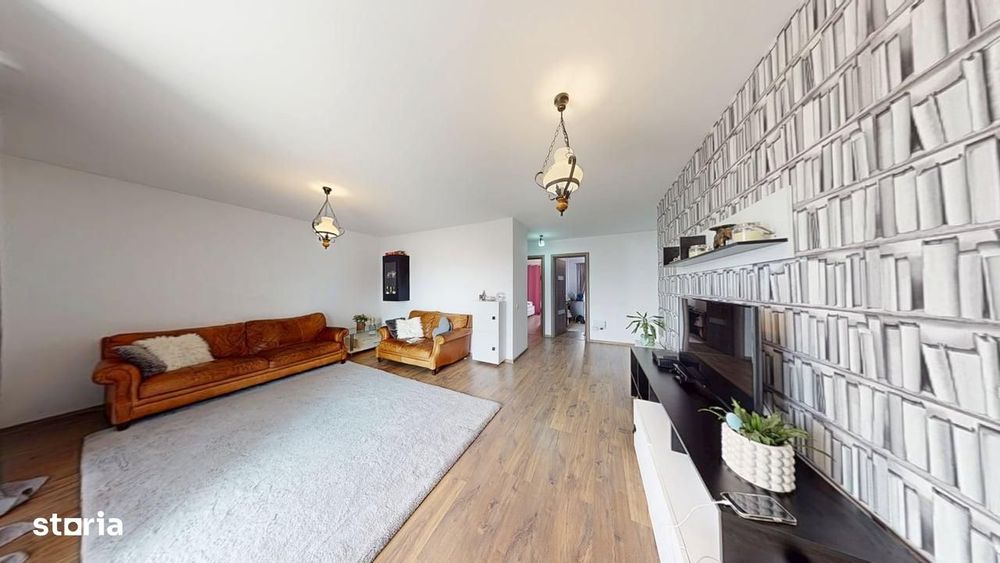 Apartament 3 camere spatios, mobilat, etaj 1 - Selimbar