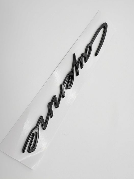 Emblema Compatibila PORSCHE Cayenne 2023 facelift spate negru