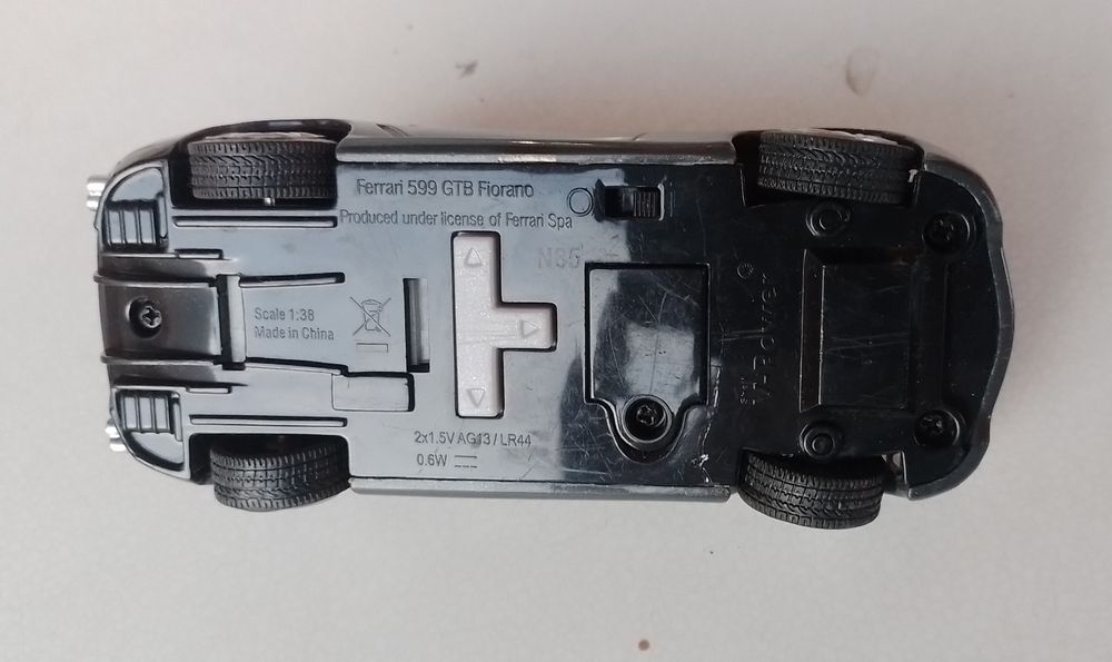 Ferrari 599 GTB Fiorano, мащаб 1/38