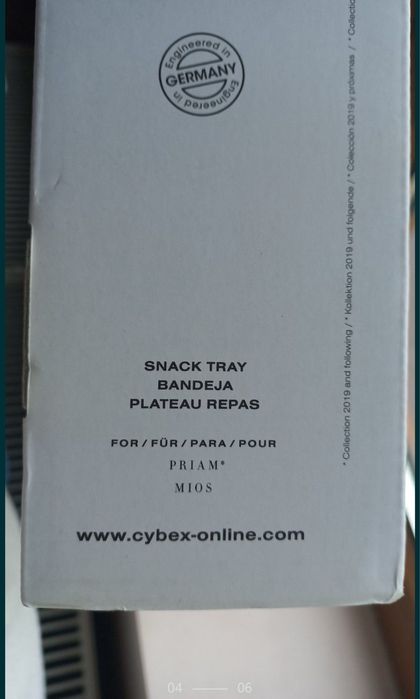 Snack tray Cybex platinum