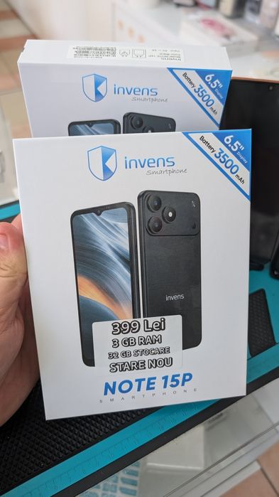 Invens Note 15P, 3/32 GB, Sigilat, 2 ani garanție