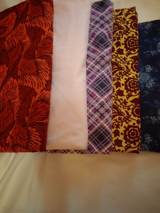 Фланель, лён,поплин советского периода