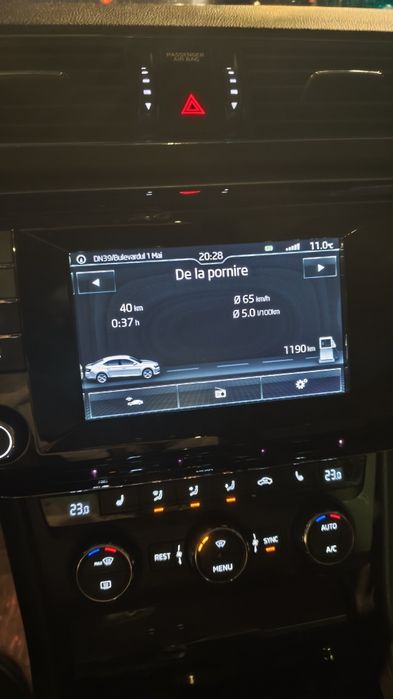 Navigație mica  Skoda Superb