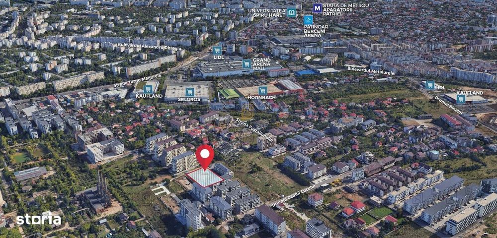 Teren cu autorizatie de constructie, D+P+6E+7ER+8ER, zona MEtalurgiei