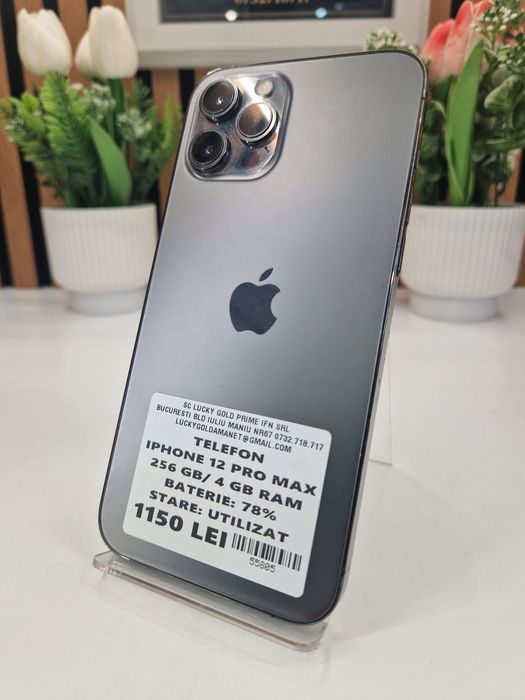 Iphone 12 Pro Max 256GB / 4GB RAM 78% Baterie Garantie! #55805