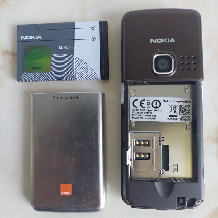 Vând Nokia 6300 Brown (maro) fără probleme [codat orange] //poze reale
