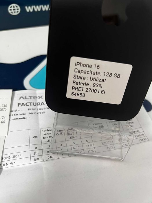 iPhone 16 93 % 128 GB * Garantie *Buy Back * deviceXchange