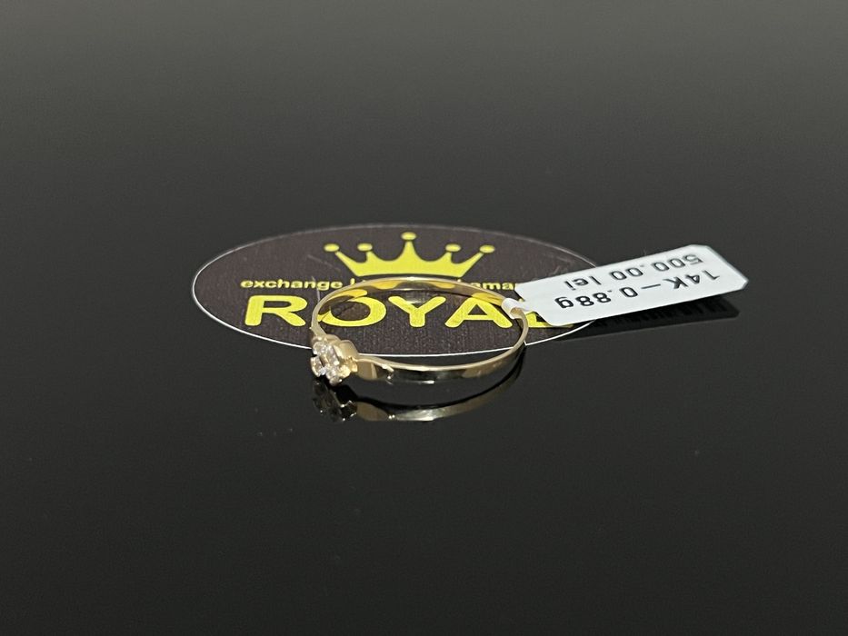 Bijuteria Royal CB : Inel dama aur nou 14k 0,88gr