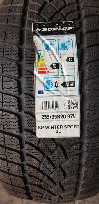 НОВИ ЗИМНИ-20цола-255/35-1бр.-260лв."DUNLOP " "