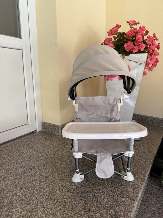 Scaun pliabil bebelusi gri