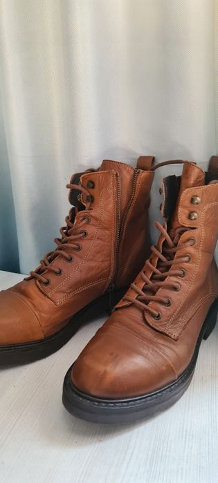 Кожаные ботинки Oxmox