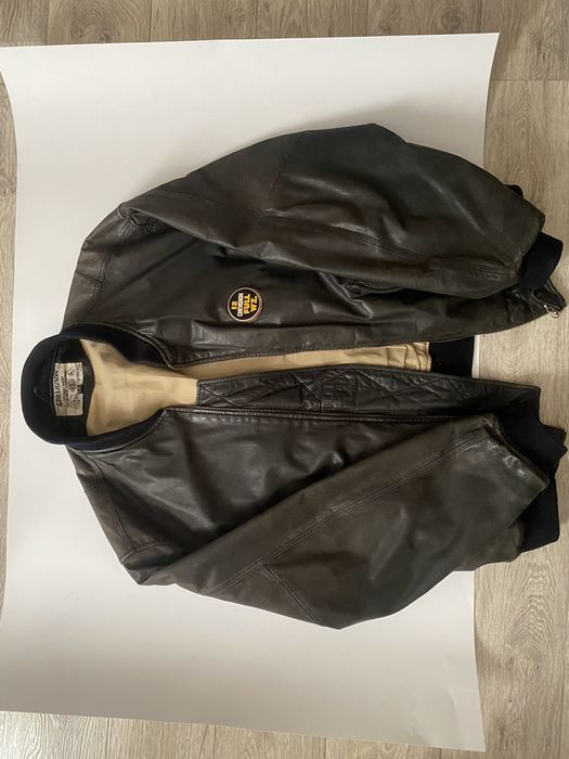 Chevignon 1979 кожено яке тип Бомбър