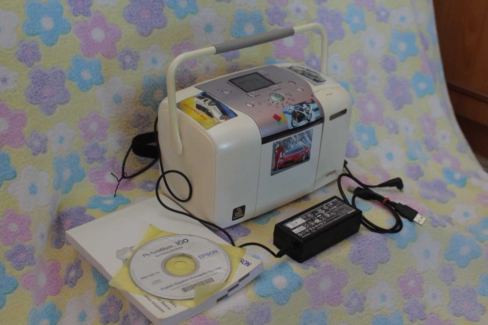 Фотостудия Epson PictureMate 100, принтер портативный.