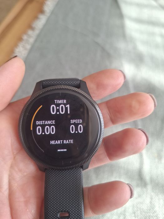 Ceas inteligent Garmin Venu-negru,complet funcțional