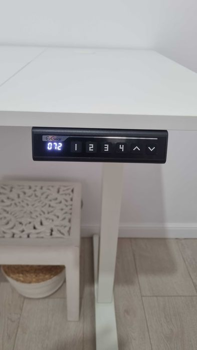 Birou reglabil pe inaltime electric 120 x 60 cm, cu  Garantie 9 luni