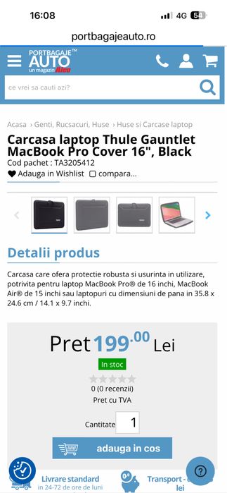 Geanta Thule pt laptop