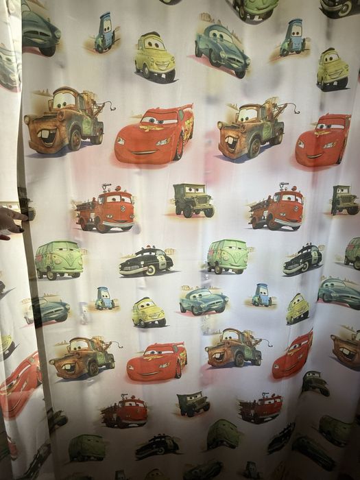 Шторы и тюль в детскую тачки