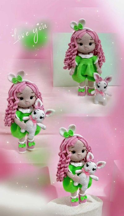 Кукла Мия и Зайчик