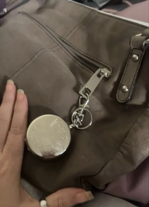 Пепелник за път/ мобилен неръждаема стомана с ключодържател