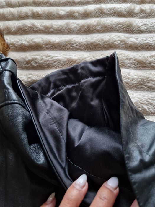 Дамско яке естествена кожа и косъм