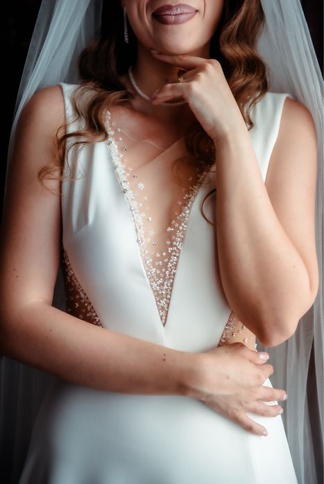 Rochie mireasă Vera Sposa XS-S + voal și pieptăn