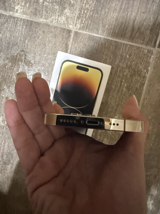 Iphone 14 pro gold 128 МВ и 75% батерия