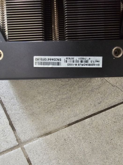 Gigabyte GeForce RTX 3080 AORUS = M-10GD,Видео