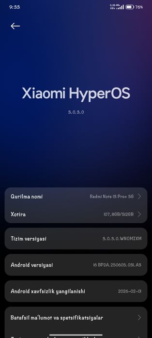 Redmi not 13 pro +5G