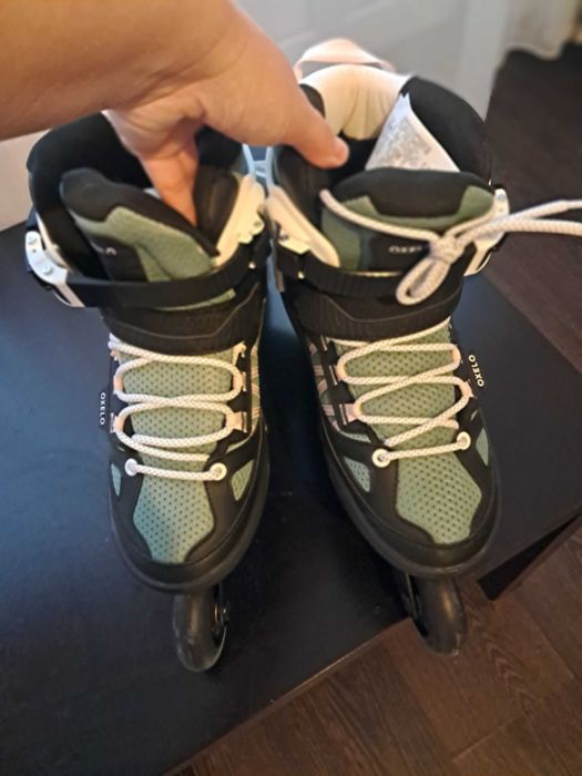 Role  noi,cu etichetă, fitness fit Oxelo,kaki( no 38-41)