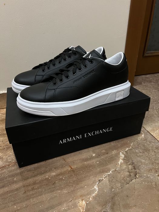 Кожени маратонки Armani Exchange