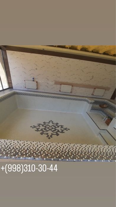 Бассейн,сауна,турецкий хаммом,фантан курамиз