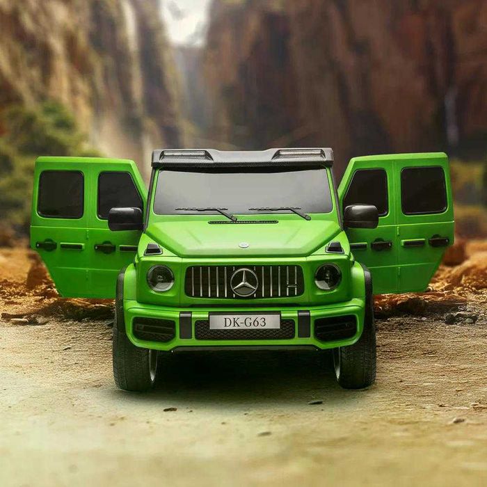 Masinuta electrica pt. 2 copii Mercedes G63, 4x 200W, 24V-14Ah Green
