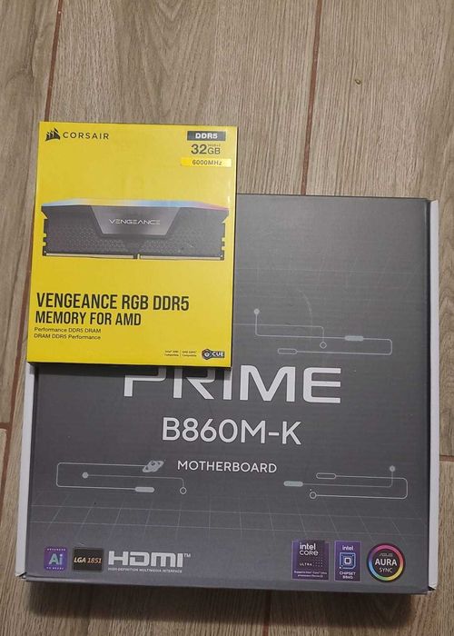 Kit Gaming Ultra 9 285K + ASUS PRIME B860M-K cu 32GB DDR5 6000MHz