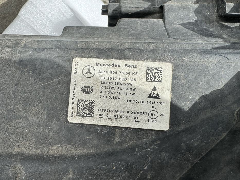 Оригинални Фар Фарове за Mercedes W213 Multibeam Led 2016-2019