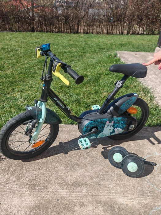 Bicicleta pentru copii 14 inch cu roti ajutatoare