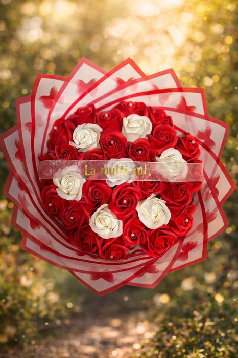 Buchete trandafiri sapun