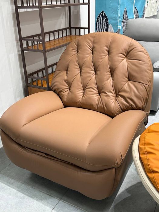 Кресло качалка реклайнер с держателем  телефона ,