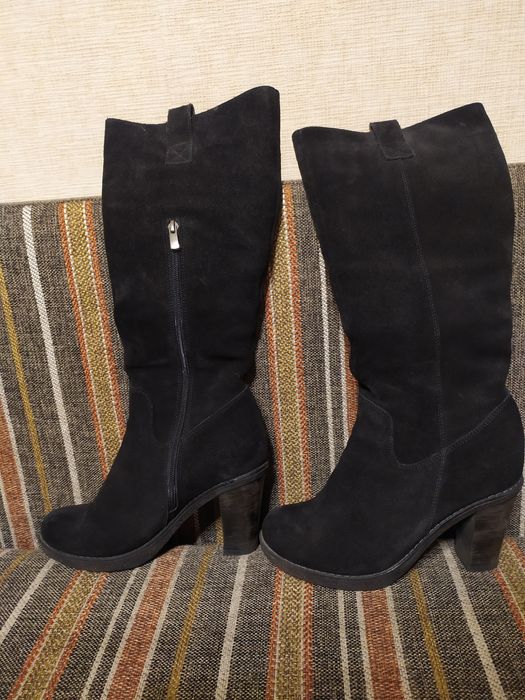 Сапоги замшевые Турция