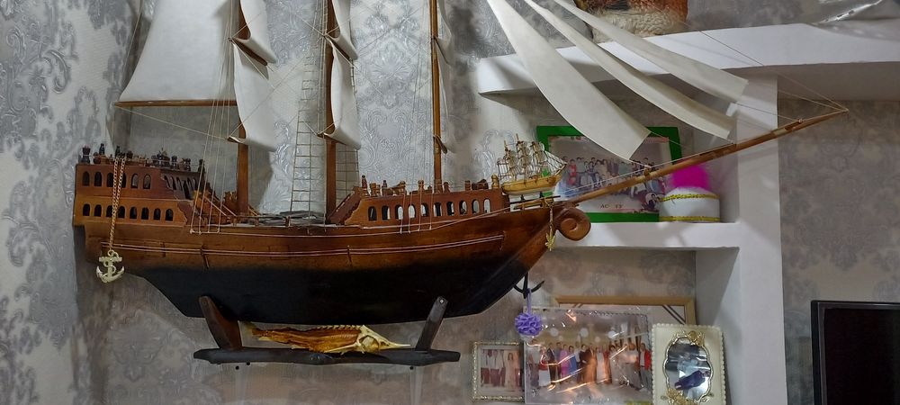 Продам корабль. Ру,чная работа.