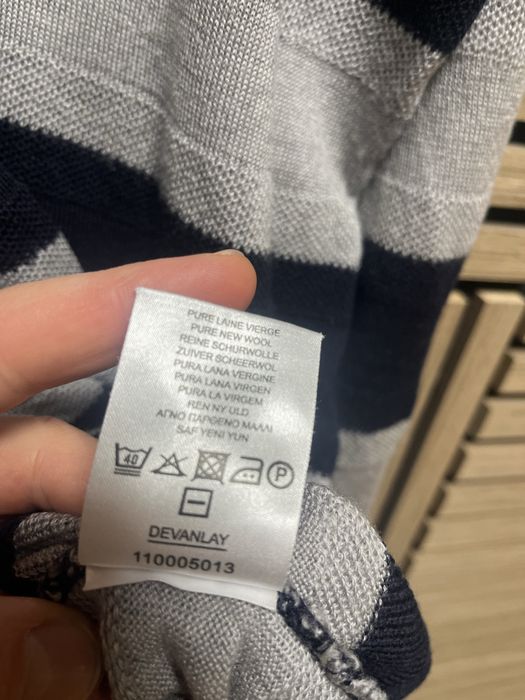 LACOSTE : вълнен пуловер размер Л / Оригинал