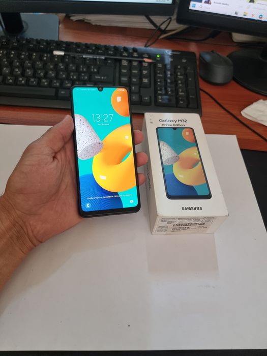 Samsung M32 6/128gb iwlawi zur aybi yuq tozza telefon
