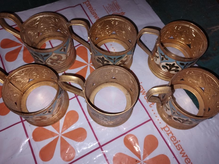 Подстакани (държач за чаша) 2 комплекта по 6 бр.