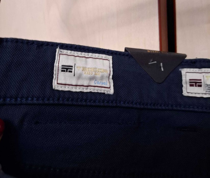 Тъмно-син мъжки официален панталон Teodor размер - 31