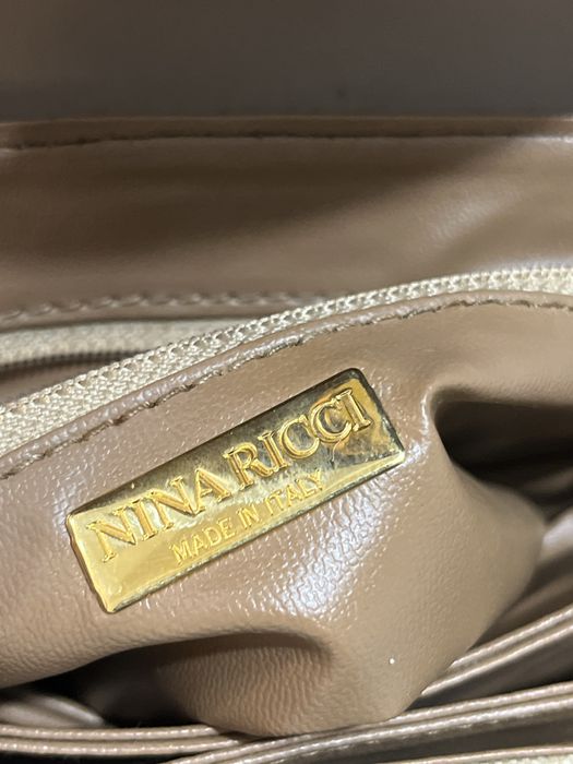 Nina Ricci Geanta de Mana Piele Naturala Made in Italy