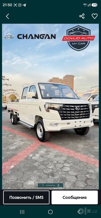 Changan start plus dubil kabina 5 kishili sotiladi